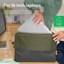 TRUST LAPTOP SLEEVE LISBOA GRN