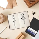 OXFORD SCHETSBOEK A5 96V ZW