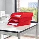 LEITZ WOW PLUS BRIEVENBAK ROOD