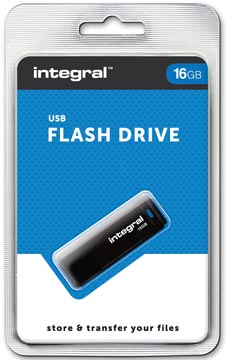 INTEGRAL USB2 16GB ZWART