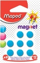 BL.8 KLEURMAGNETEN 10MM MAPED