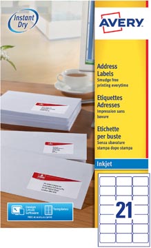ETIK INKJET 99,1X38,1 525ST WT