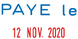 COLOP DATUMSTEMP PAYE BLS