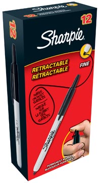 SHARPIE RETRACTABLE (BLACK)