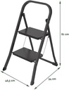 TRAPLADDER SL200 2TR ZWART