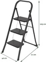 TRAPLADDER SL300 3TR ZWART