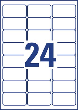 AVERY ETIK 63,5X33,9 WIT DS480