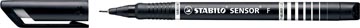 STABILO SENSOR FL 0,3MM ZWART