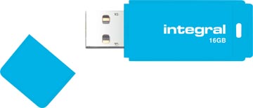 INTEGRAL USB2 NEON 16GB BLAUW
