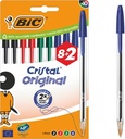 BIC CRISTAL BP ASS BLS 8+2