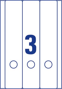 RUGETIK 297X61 BL75 WIT