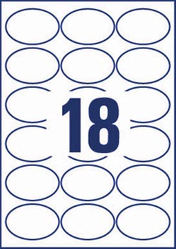 DS180 ETIK OVAAL 63,5X42,3 WIT