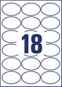 DS180 ETIK OVAAL 63,5X42,3 WIT