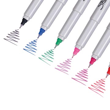 SHARPIE PERM MARKER F BL12 ASS