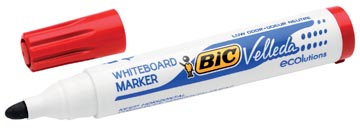 BIC WITBORDSTIFT (ROOD, RONDE PUNT)