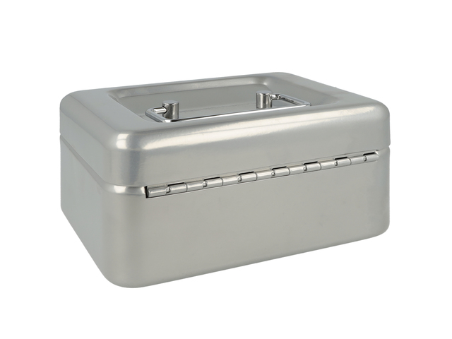 GELDKOFFERTJE (152X120X80CM, ZILVER)