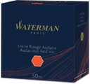 WATERMAN INKT 50ML ROOD