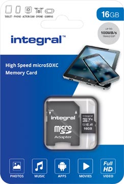 INTEGRAL MICROSDHC 16GB