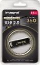 INTEGRAL USB3 360 SECURE 64GB