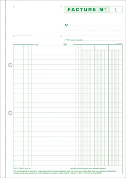 FACTUUR 29,7X21 50D DUPLI FR