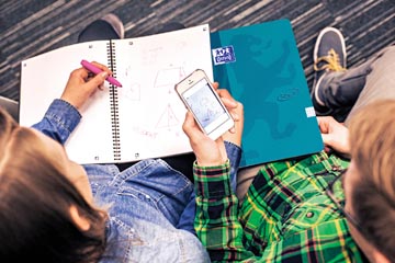 TOUCH SPIRAALBLOK A4 L ROOD