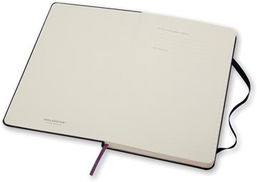 NOTITIEB HARD LARGE LIJN ZW