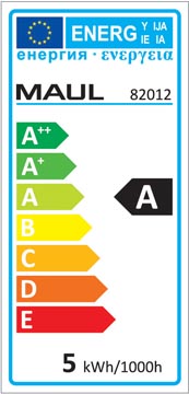 BUR.LAMP MAUL LED ZWART