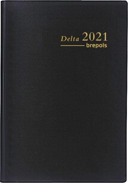 ZAKAGENDA BREPOLS DELTA SETA ZWART