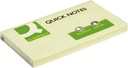 QUICK NOTES 100V 76X127 GEEL