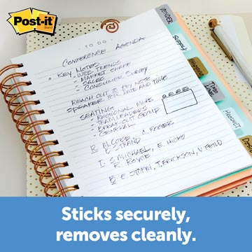 POST-IT INDEX 5X20 TABS METAL
