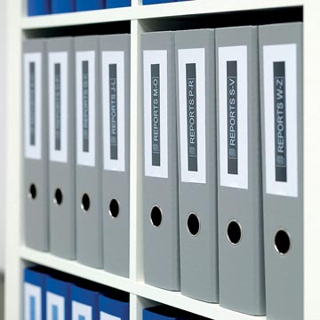 DYMO TAPE D1 19MM ZW/WIT 10X