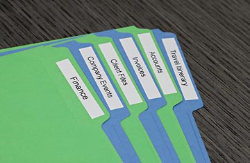 DYMO TAPE D1 19MM ZW/WIT 10X