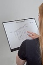 Klembord MAUL PS kunststof, A3 dwars