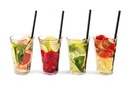 Drinkrietje papier (FSC®) zwart ø 8 mm / 24cm zak à 100