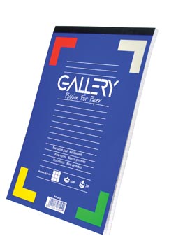 Gallery schrijfblok, ft A4, geruit 5 mm, blok van 100 vel