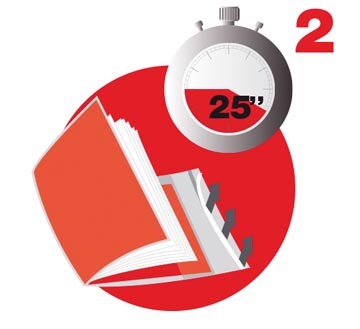 BOEKOMSLAG 30CM 120MIC HELDER