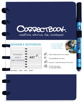 CORRECTBOOK A5 GELIJND MAR BL