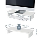 LEITZ ERGO MONITORSTAND WIT