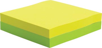 PERGAMY NOTES 76X76 GL+GRN 2PK