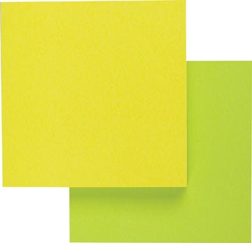 PERGAMY NOTES 76X76 GL+GRN 2PK