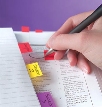 DISP.POST-IT TAPE FLAGS (ROOD)