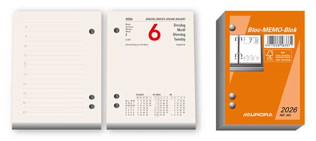 MEMOBLOK NEDERLANDS 84X120MM