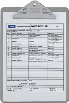 MAUL KLEMPLAAT STEEL A4V RVS