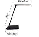 UNILUX LINKA LAMP ZWART