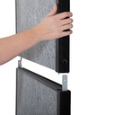 WAND 3DELIG GRS VOET UPLIGHT