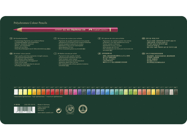 Faber Castell Kleurpotlood Fc Polychromos Assorti Etui A 36 Stuks