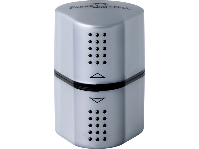 Faber Castell 2001 Puntenslijper trio grip zilver