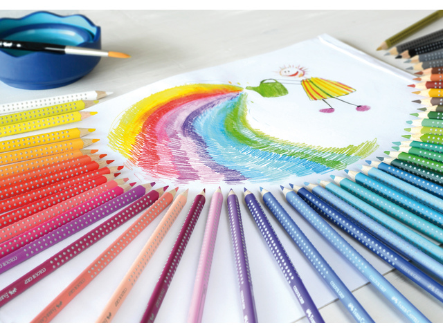 Faber Castell Kleurpotlood Grip 2001 metalen etui 24 stuks