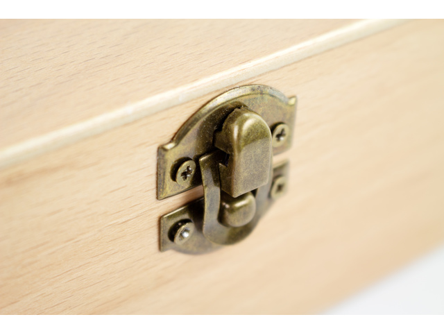 Kangaro Houten Tekendoos 3-vaks (25x16x7cm)