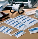 VISITEKAARTJES 25 BLZ. (QUICK&CLEAN WIT MAT)